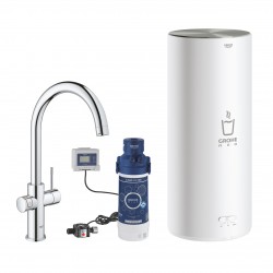 GROHE Red Duo Monomando de fregadero y Calentador Tamaño L