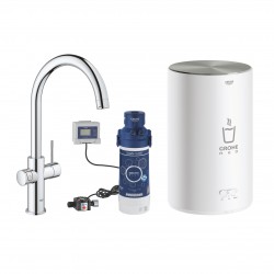 GROHE Red Duo Monomando de fregadero y Calentador Tamaño M